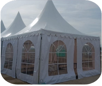 #119 Tenda Sarnavile With Jendela 5×5 Mtr