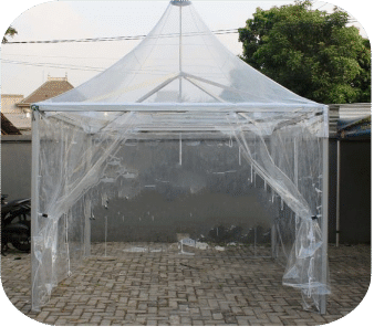 #120 Tenda Sarnavile 3×3 Transfaran